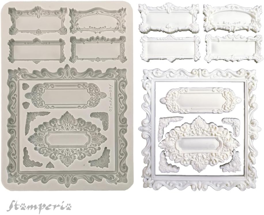 Stamperia - Silicon Mould A5 for Scrapbooking, Bullet Journals and More, Non-Stick Surface, Suitable