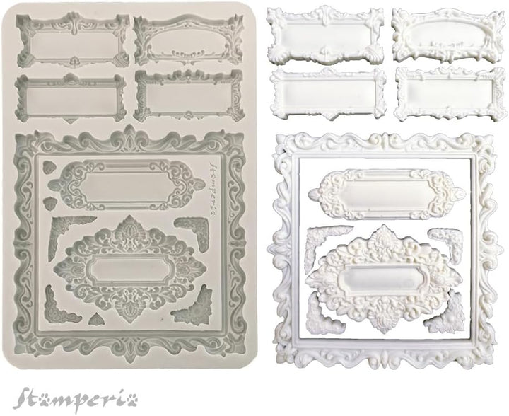 Stamperia - Silicon Mould A5 for Scrapbooking, Bullet Journals and More, Non-Stick Surface, Suitable