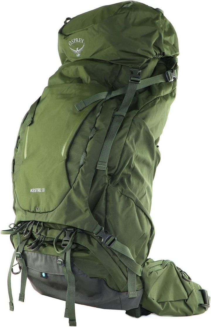 Osprey Europe Herren Kestrel 58 Backpack Bonsai Green S-M, Bonsai Green S-M