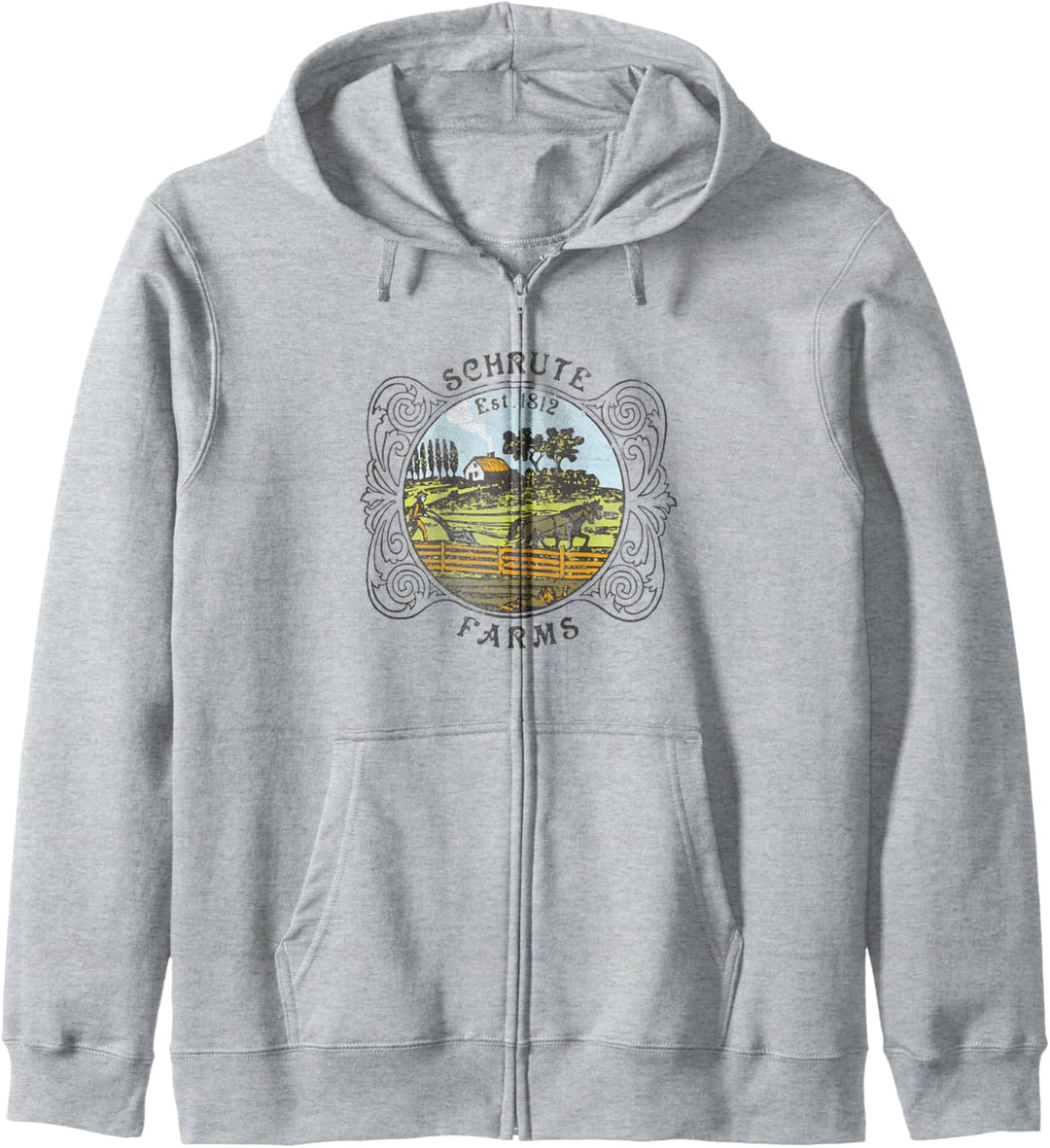 The Office Schrute Farms Jahrgang Illustration Kapuzenjacke