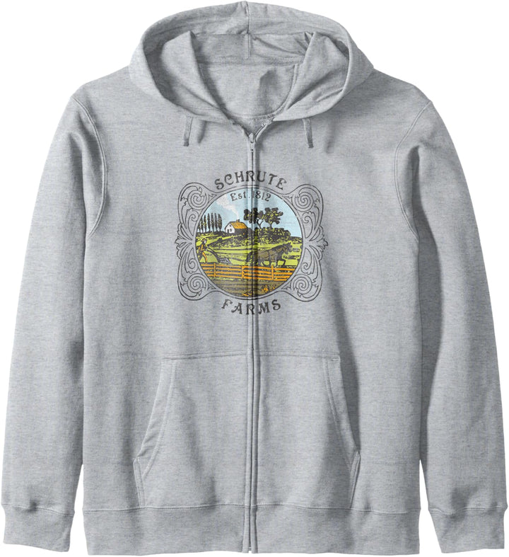 The Office Schrute Farms Jahrgang Illustration Kapuzenjacke