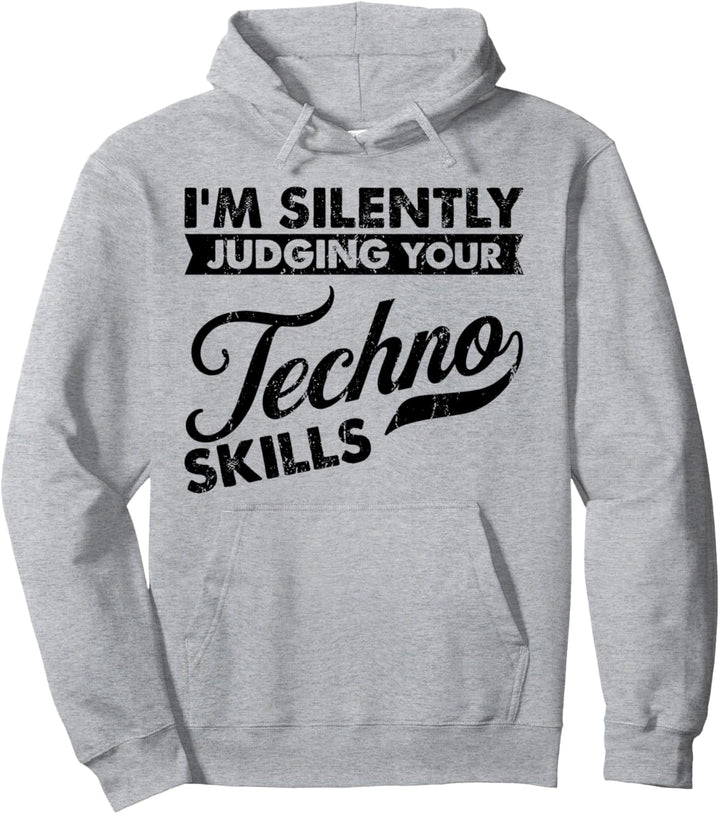 Ich beurteile im Stillen deine Fähigkeiten - Musician Techno Pullover Hoodie