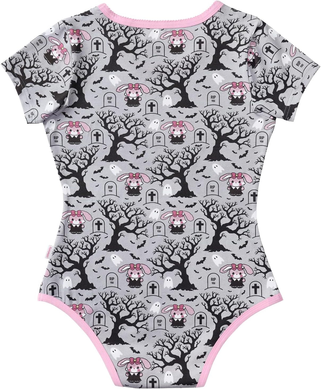 LittleForBig Baumwolle Strampler Onesie Pyjamas Bodysuit-Feeling Stabby Usagi Strampler XS Rosa, XS