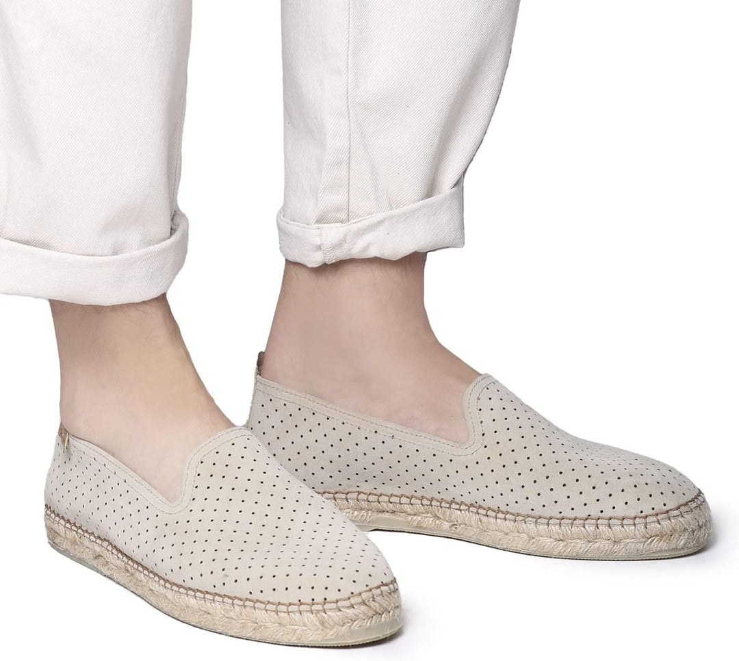 Toni Pons DAN-AY - Espadrille für Herren Wildleder., Stein