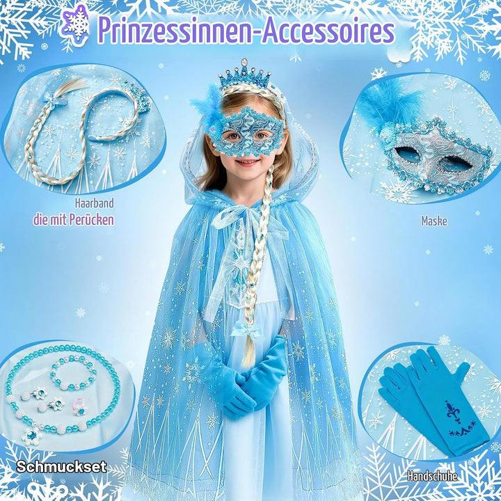 G.C ELSA Eiskönigin Spielzeug Geschenk für Mädchen 4 5 6 7 8 Jahre, Mini Karaoke Maschine mit Kinder