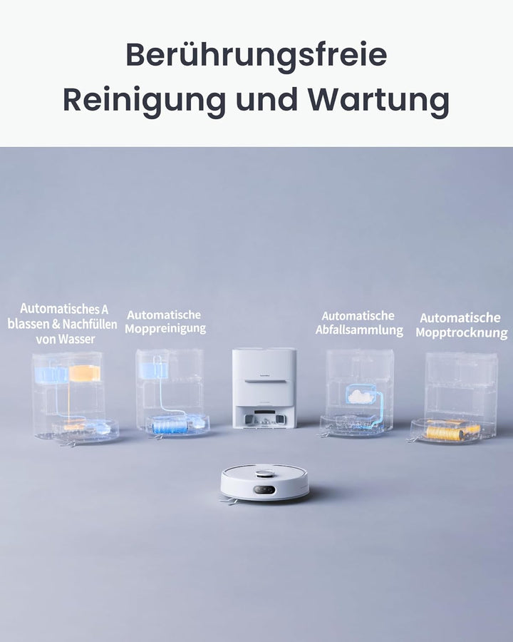 SwitchBot S20 Saugroboter Roboter -10.000 Pa Starke Saugleistung, AI Hindernisvermeidung, Automatisc