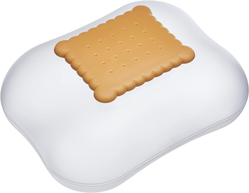 Alessi Mary Biscuit ASG07 I - Design Keksdose mit Deckel, Thermoplastisches Harz, Eis,30 x 1.19 x 12