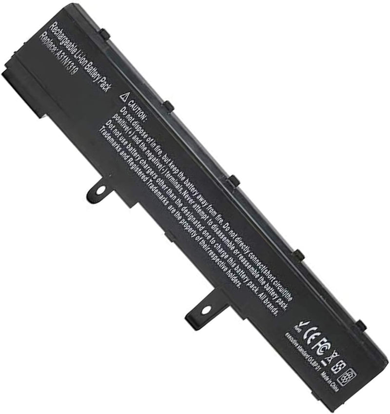 amsahr A31N1319-02 Ersatz Batterie für Asus A31N1319, 00250600 (3000mAh, 11,25V, 3 Cell) schwarz