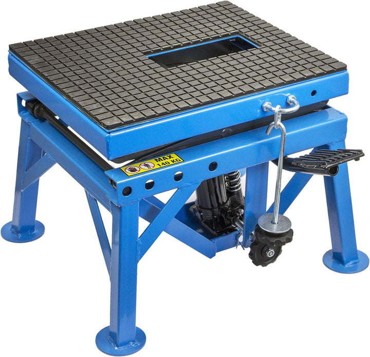 STIX Automotive Equipment Motorradheber 140kg Motorrad Hebebühne 350mm - 870mm Montageständer Montag