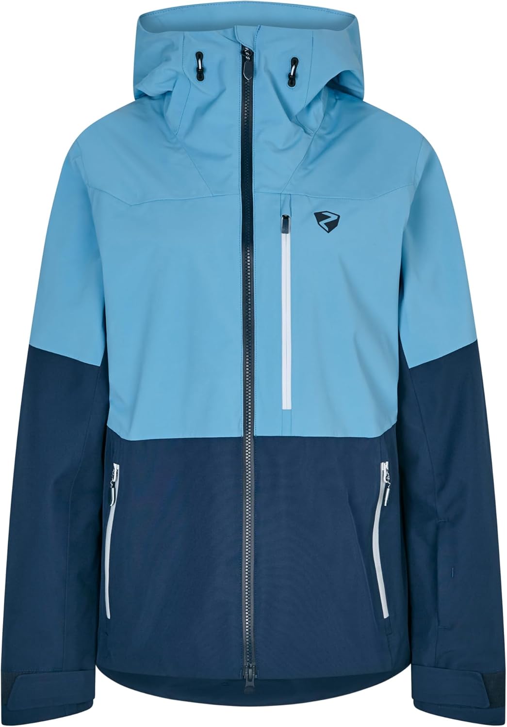 Ziener Damen Turis Ski-Jacke/Freeride | sympatex, PFC frei, Wolle (1er Pack), 36 hale navy