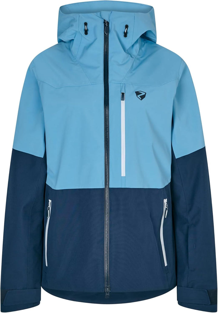Ziener Damen Turis Ski-Jacke/Freeride | sympatex, PFC frei, Wolle (1er Pack), 36 hale navy