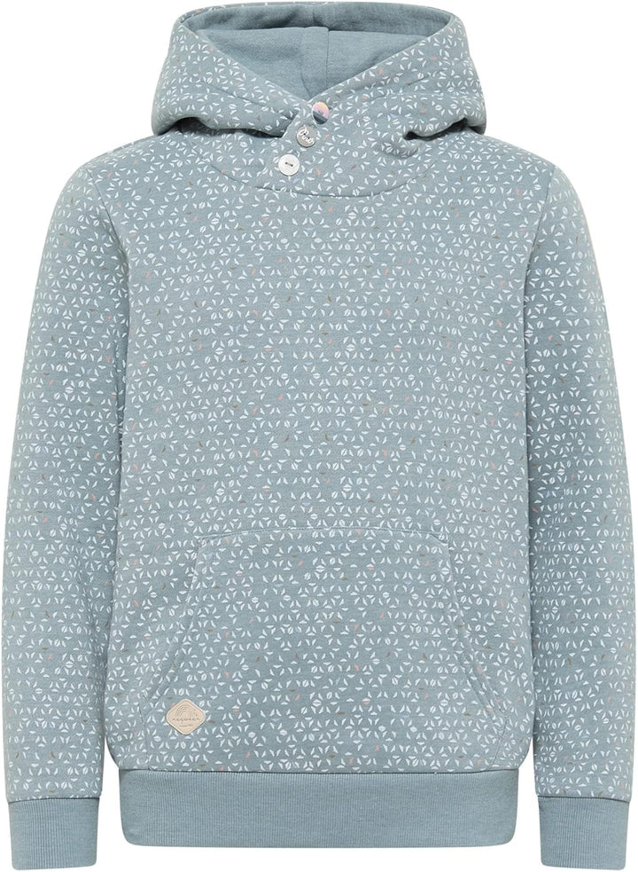 Ragwear Dorka Mädchen Sweatshirt mit Kapuze Kapuzenpullover Pullover Sweater 128 Dusty Green, 128 Du