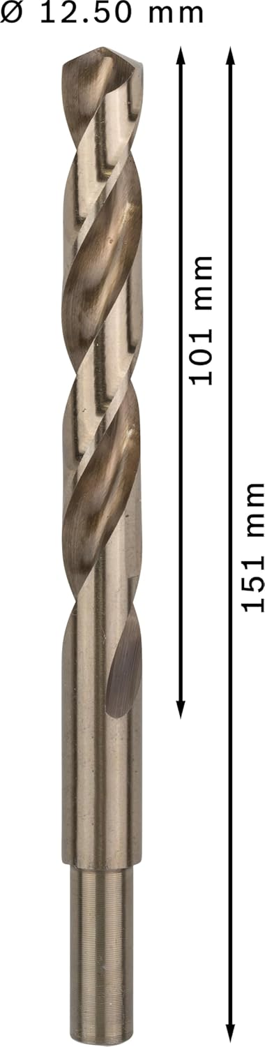 Bosch Professional Metallbohrer HSS-Cobalt (5 Stück, Ø 12,5 mm)