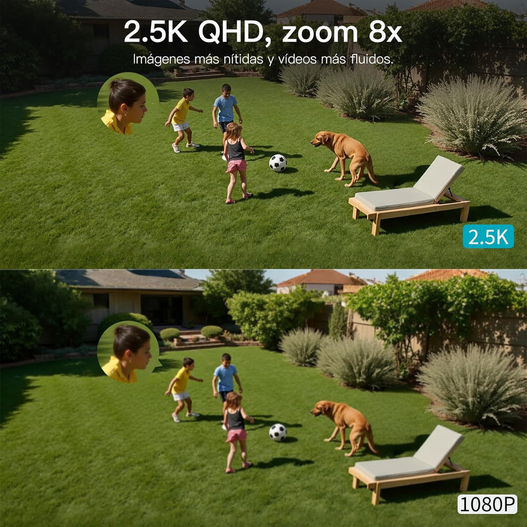 VIMTAG 2,5K Überwachungskamera Aussen, 5GHz WLAN Kamera Outdoor,Aussenkamera,Farbige Nachtsicht,Tag&