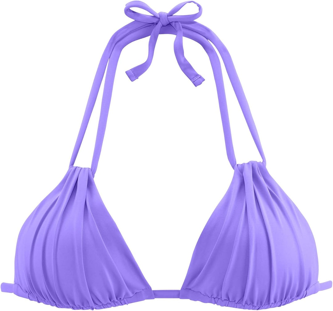 s.Oliver Damen Triangel-Bikini-Top | mit wattierten Cups, regulierbar Oliv 80C, Oliv 80C
