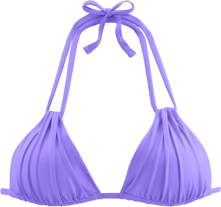 s.Oliver Damen Triangel-Bikini-Top | mit wattierten Cups, regulierbar Oliv 80C, Oliv 80C