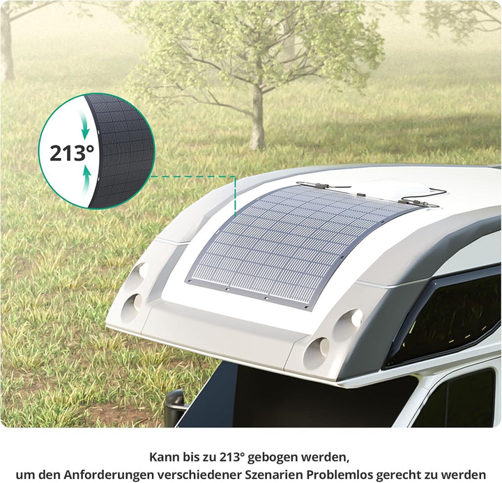 Zendure Flexibel Solarpanel 460W (230W x2), Geeignet für SolarFlow Balkonkraftwerk, IP67