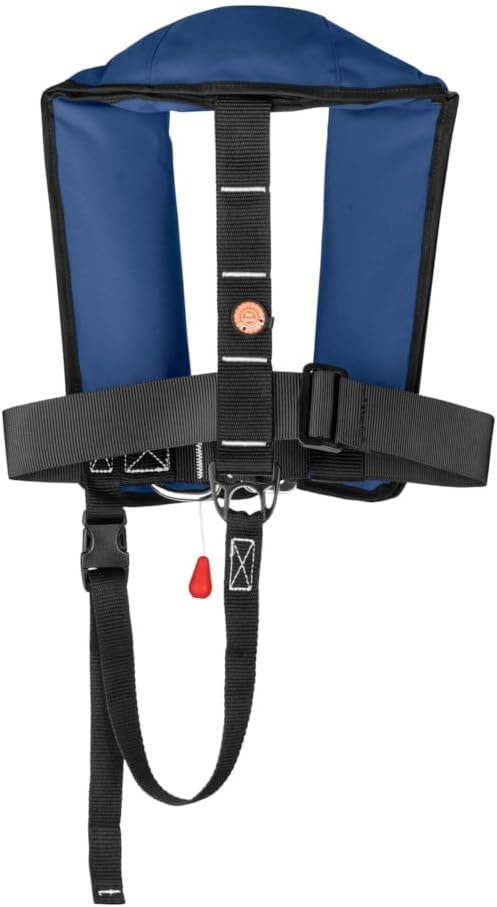 12skipper Kinder-Automatik Rettungsweste ISO 150N, Schwimmweste navy, navy