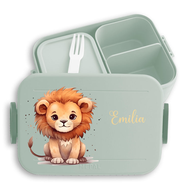 Kinder Bento Box Midi Lunchbox für Mepal Bentobox - Löwen - Brotbox Löwe Vesperbox König der Tiere I