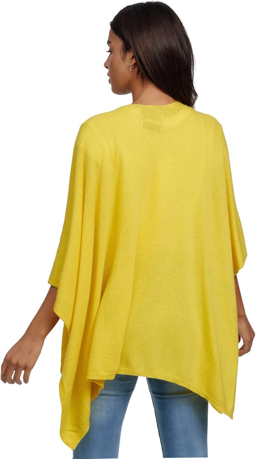 Damen Poncho,Schal Pullover, Lange Strickjacke, Strickpullover, Mantel,XXL Umhängetuch,Tunika für So
