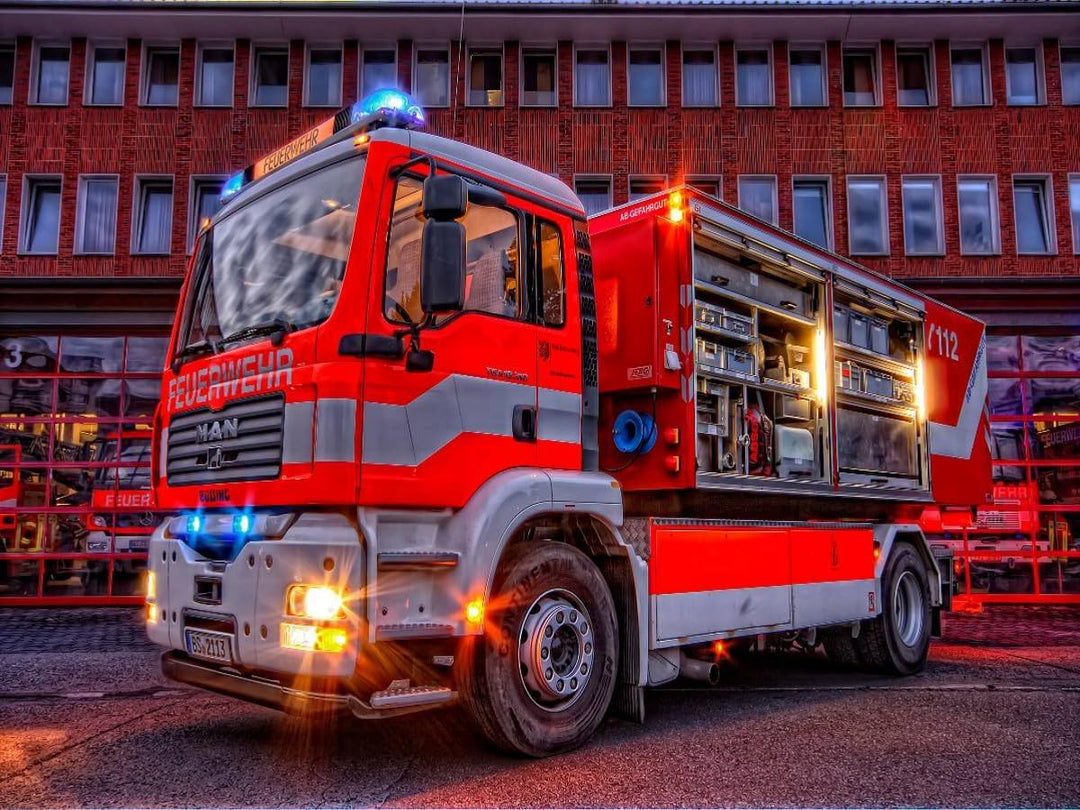 CALVENDO Puzzle WLF mit AB-Gefahrgut BF Braunschweig 1000 Teile Lege-Grösse 64 x 48 cm Foto-Puzzle B