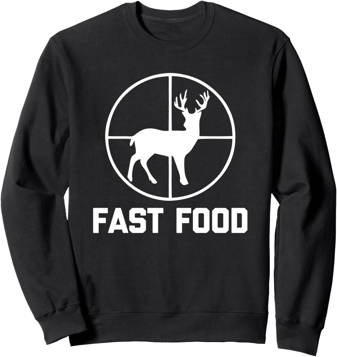 Lustiges Jagdshirt: Fast Food T-Shirt lustiges Geschenk für Jäger Sweatshirt
