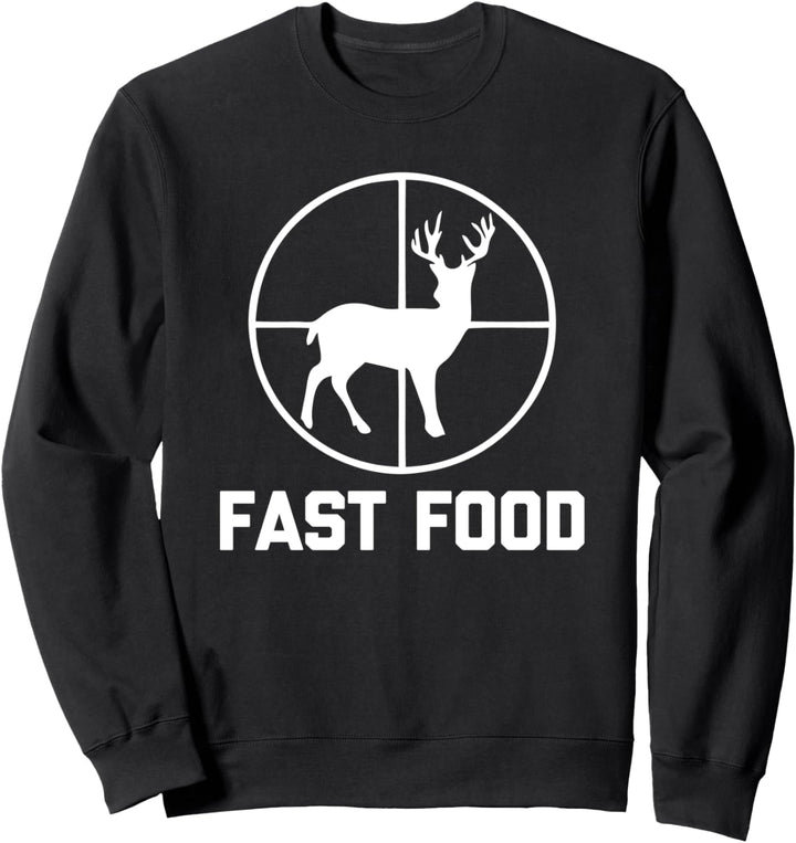 Lustiges Jagdshirt: Fast Food T-Shirt lustiges Geschenk für Jäger Sweatshirt