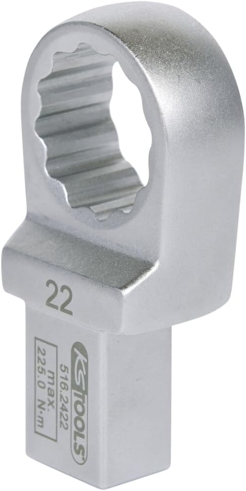 KS Tools 516.2422 14x18mm Einsteck-Ringschlüssel, 22mm 22 mm, 22 mm