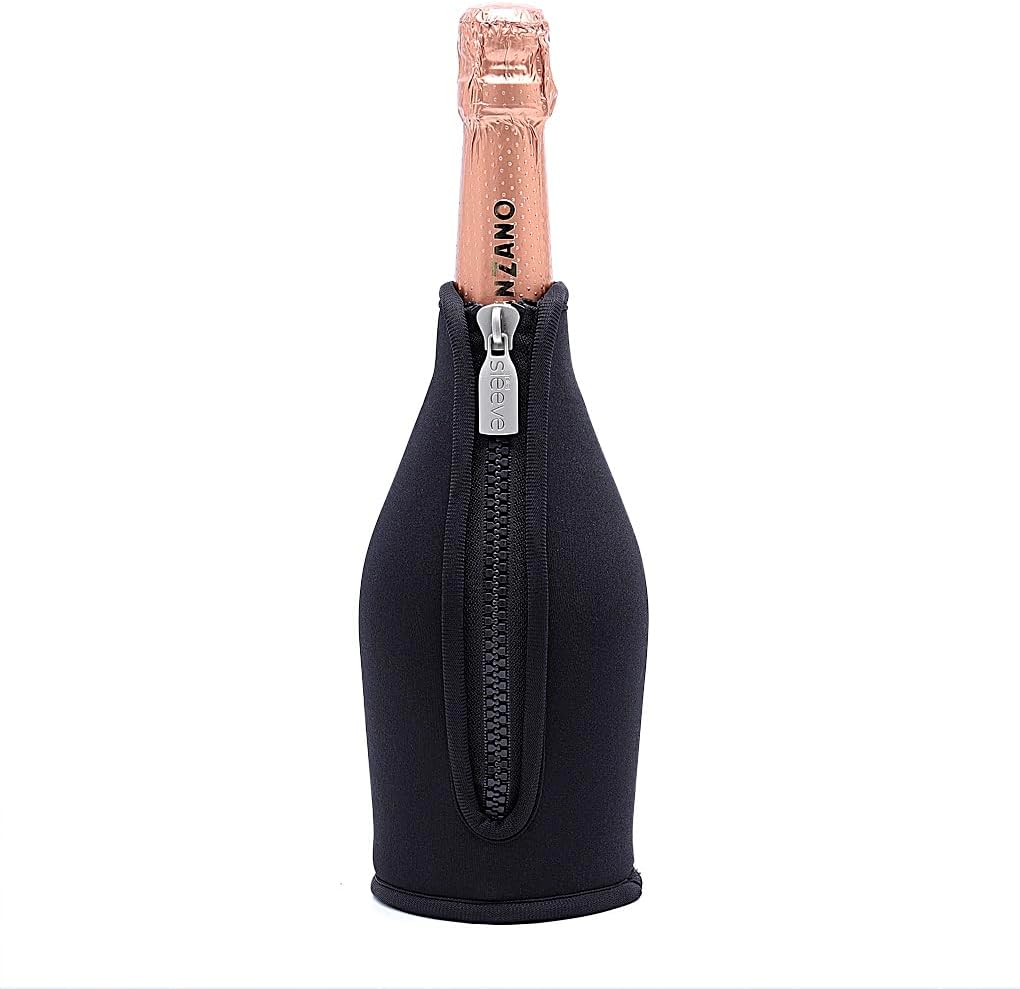 sliive® Neopren Flaschenkühler mit Griff – Passend für 0,615L SodaStream Crystal Glaskaraffen, Wein-