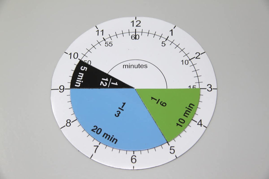 WISSNER 120140 aktiv lernen - Fraction Clock ZeitangabenundBruchteile