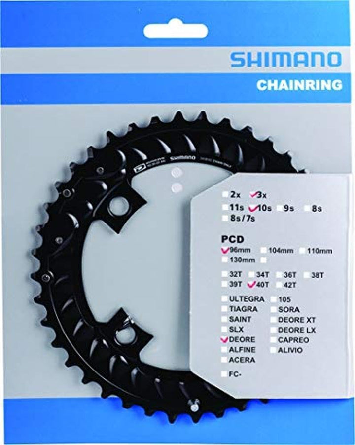 SHIMANO Unisex-Adult 48d Daore Dish Fahrradgerichte, Mehrfarbig, one Size
