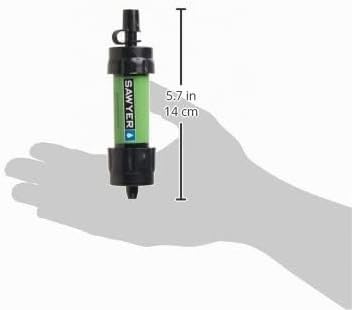 Sawyer Mini Filter Sparsets Wasserfilter für Camping Outdoor Hiking Wandern Sport Fitness (SP2101 Bl