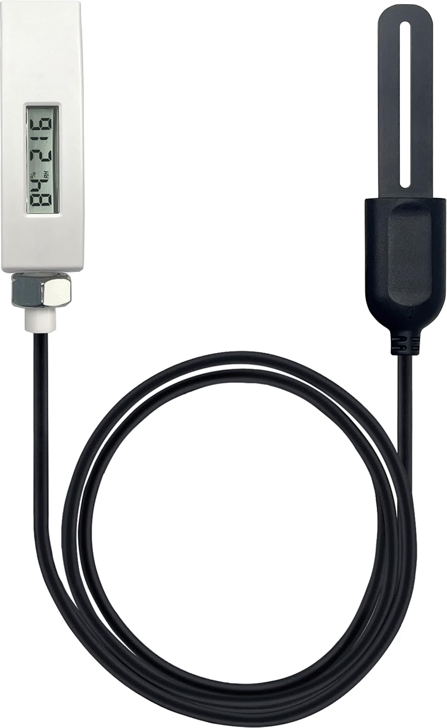 ECOWITT Bodenfeuchtesensor WH51L mit 1M Kabel, 8 Kanäle Blumen Pflanzen Feuchtigkeitsmonitor mit LCD