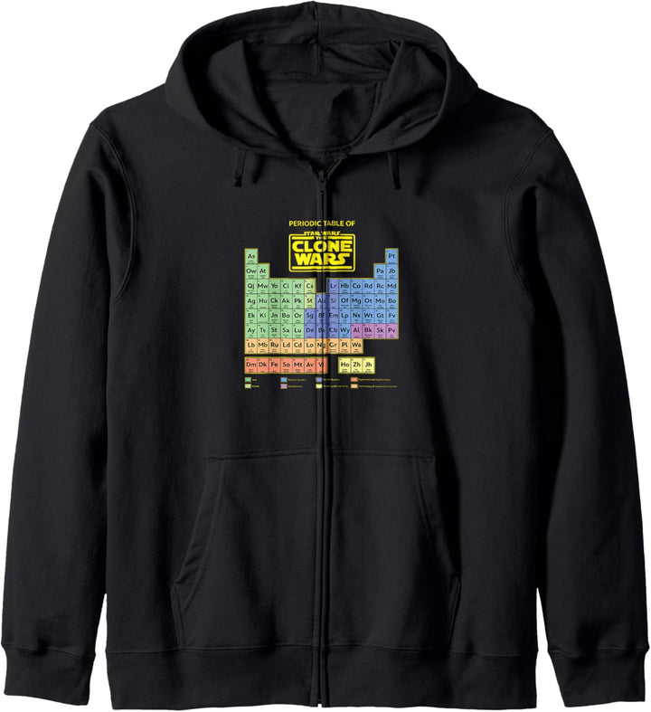 Star Wars Clone Wars Periodic Table Kapuzenjacke
