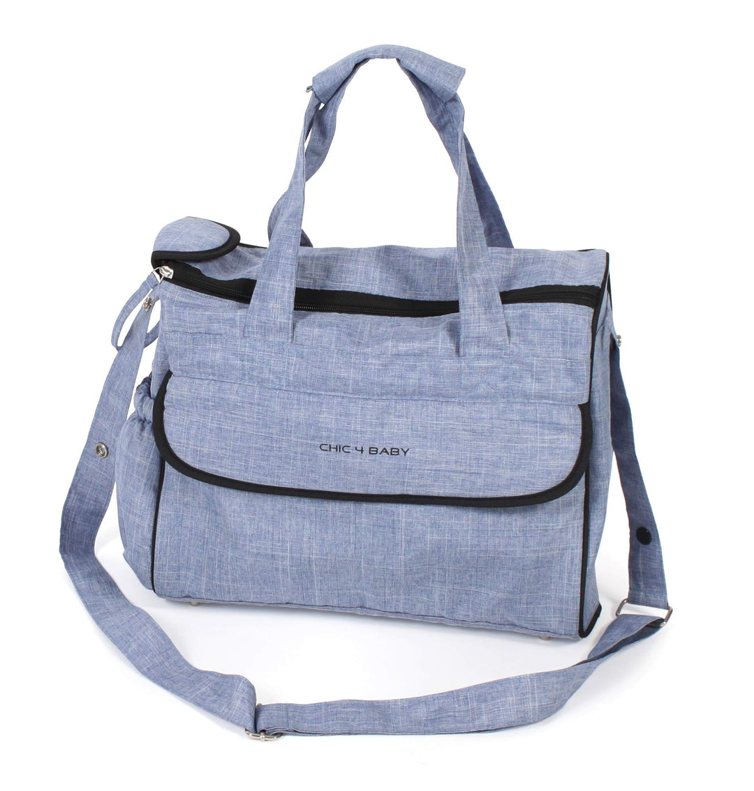 CHIC 4 BABY 415 55 Wickeltasche Komfort, Jeans Hellblau, blau