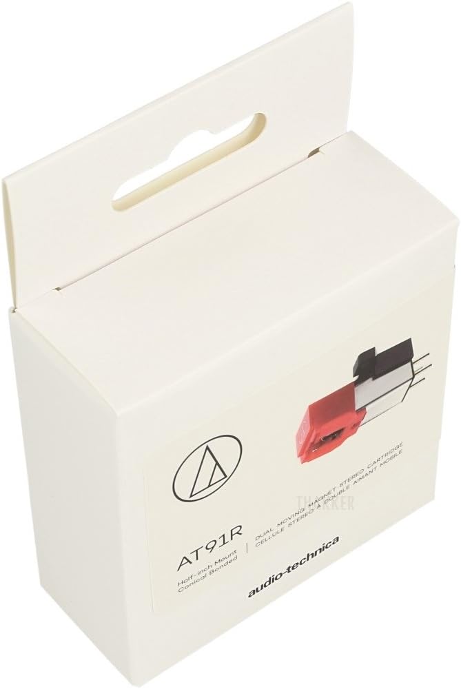 Audio-Technica AT91R Plattenspieler-Kartusche, konisch, 1,27 cm (1/2 Zoll), AT91R