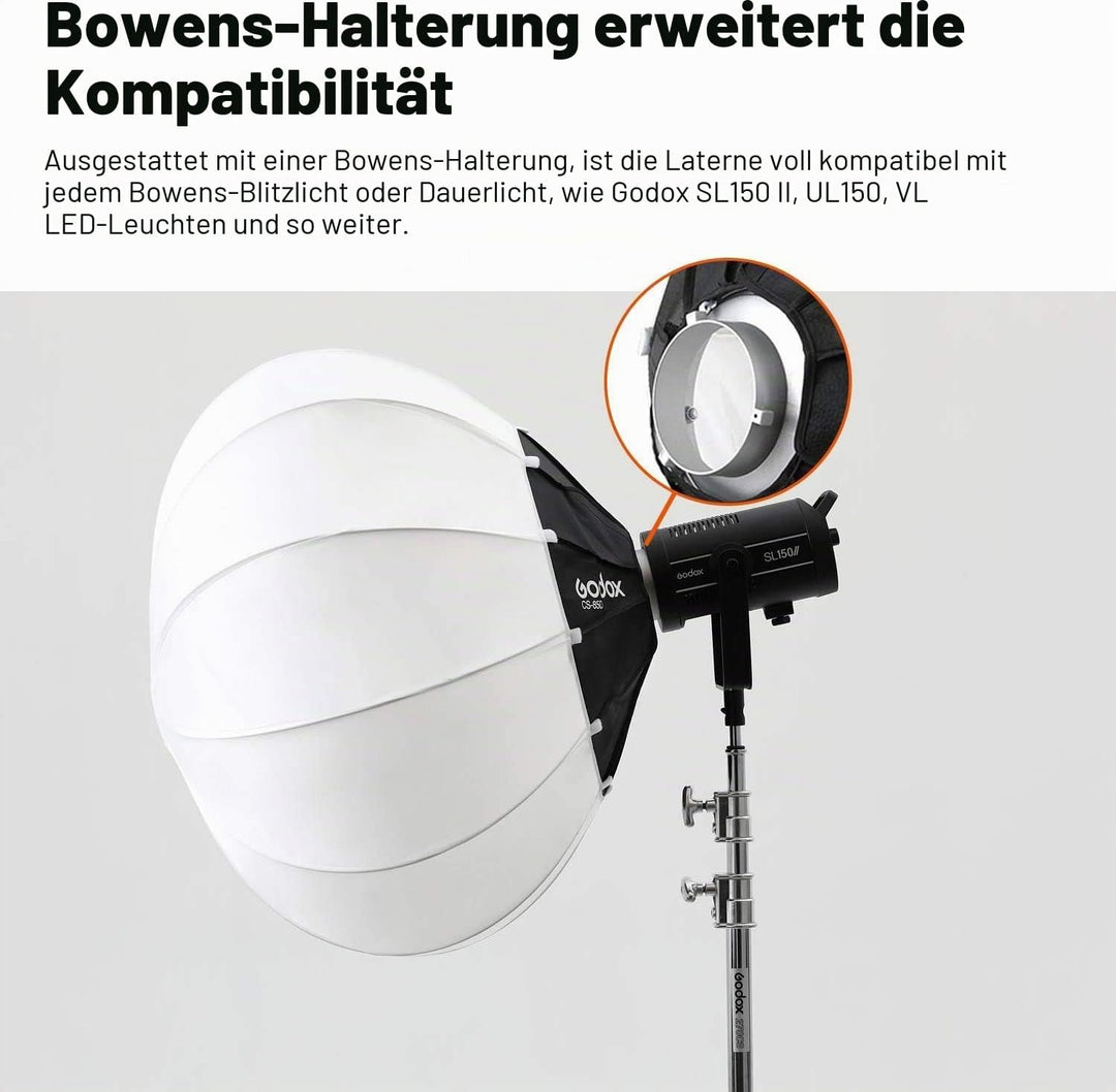 Godox Laternen-Softbox-Beleuchtungsmodul für Godox SL-60W SL150W II FV150 AD300PRO AD400PRO AD600BM