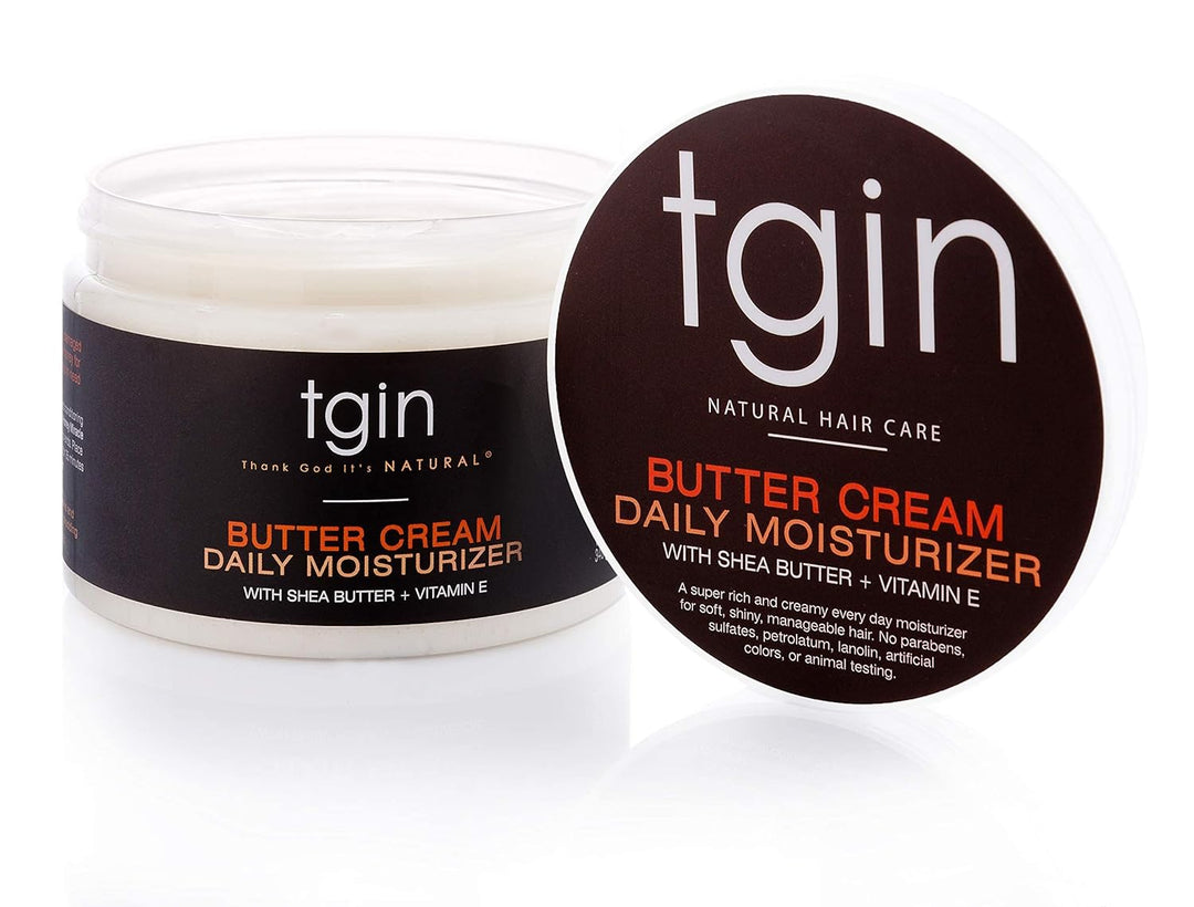 tgin Butter Cream Daily Moisturizer for Natural Hair, 12oz by tgin (Thank God It's Natural)