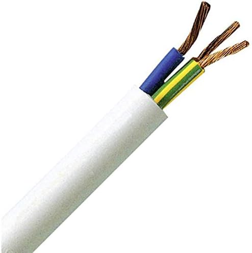 Kopp 151825002 Schlauchleitung H05 VV-F 3G, 1.5 mm², 25 m, weiss, 25m 25m Single, 25m Single