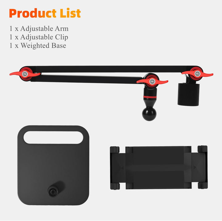 Height Adjustable Portable Monitor Stand, Upgrade Knob Adjustment Portable Monitor Holder for 15.6 1