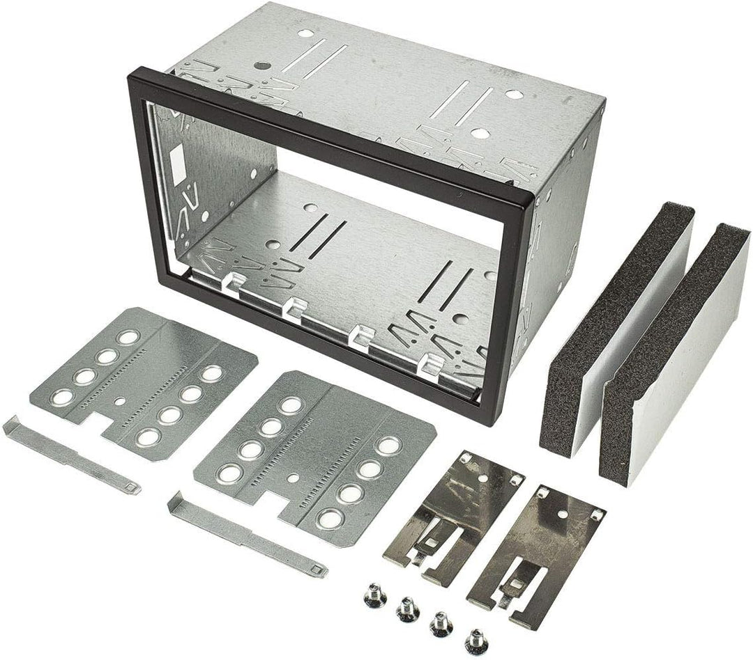 tomzz Audio 2423-003 Doppel DIN Radioblende Set kompatibel mit Jaguar X-Type Bj.2001-2009 S-Type Bj.