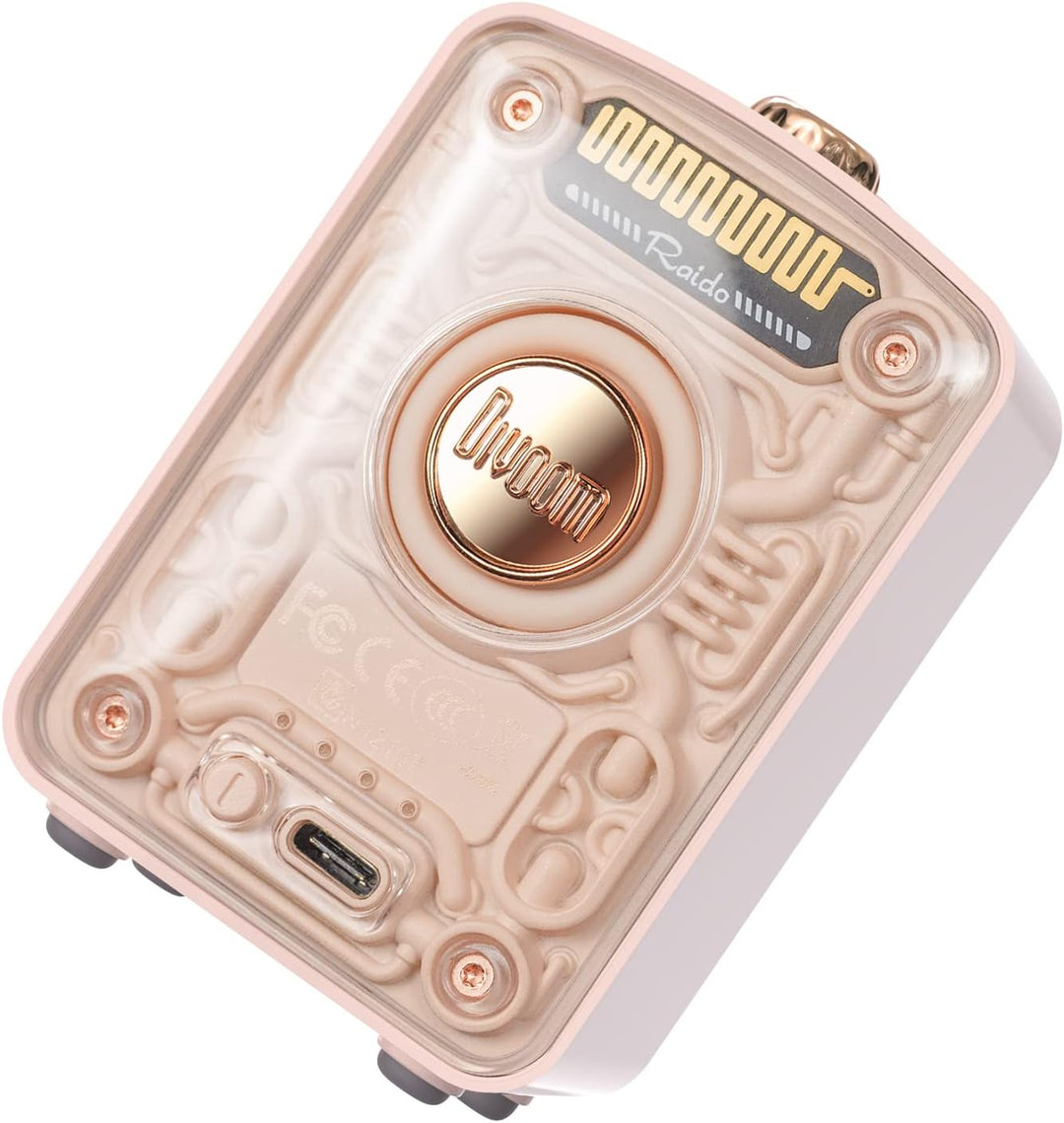 divoom Fairy-OK Tragbares Karaoke-Mikrofon für Erwachsene/Kinder, Bluetooth-Lautsprecher mit KTV-Han