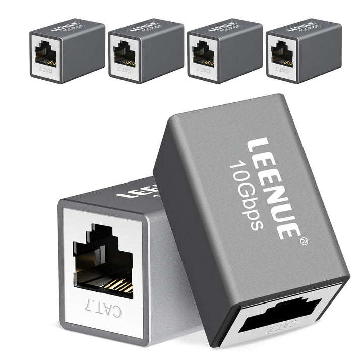RJ45 Kupplung 6 Stück, Cat 7 LAN Kabel verbinder für LAN Kabel, Netzwerkkabel, Patchkabel, Netzwerk