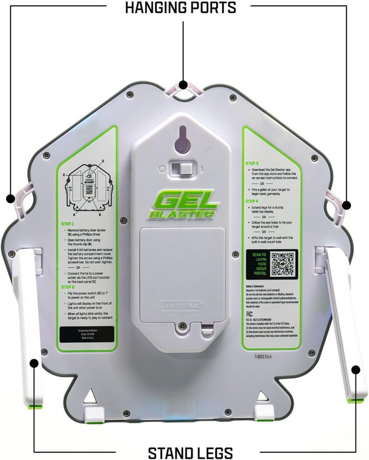 Gel Blaster Portal Smart Target System mit enthaltener App (Nur iOs) - Zielsystem mit reaktionsfreud