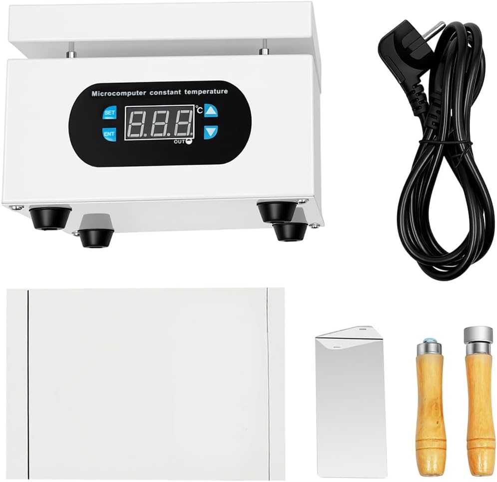 Heizplatte zum Löten, Heizstation, Lötstation, Heizplatte, 500 W, LCD-Display, Temperatureinstellung