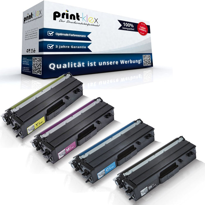 4X Print-Klex Tonerkartuschen kompatibel für Brother HL-L8260 CDW HL-L8360 CDW TN-423BK TN-423C TN-4