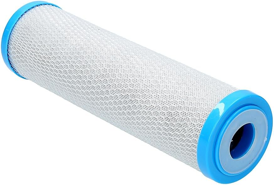 6x Wessper 10" Aktivkohle Filter für Umkehrosmose, Kokos Filterkartusche, Wasserspeiseleitung & Part