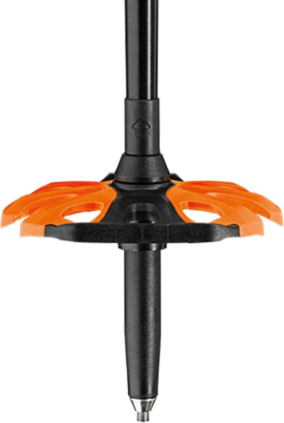 LEKI Helicon Lite Skistöcke dark anthracite-neonorange 110-145cm, dark anthracite-neonorange 110-145