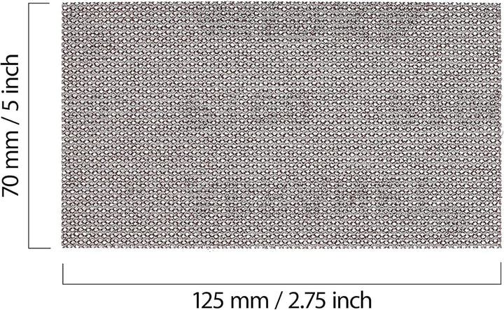 Mirka Abranet Netz-Schleifstreifen 70x125 mm Klett / Korn P120 / 50 Stk / zum Schleifen von Holz, Sp