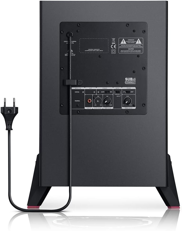 Teufel Ultima 40 Kombo 3 Power Edition - HiFi 2.1 Stereo System mit Mächtiger Subwoofer und CD Recei